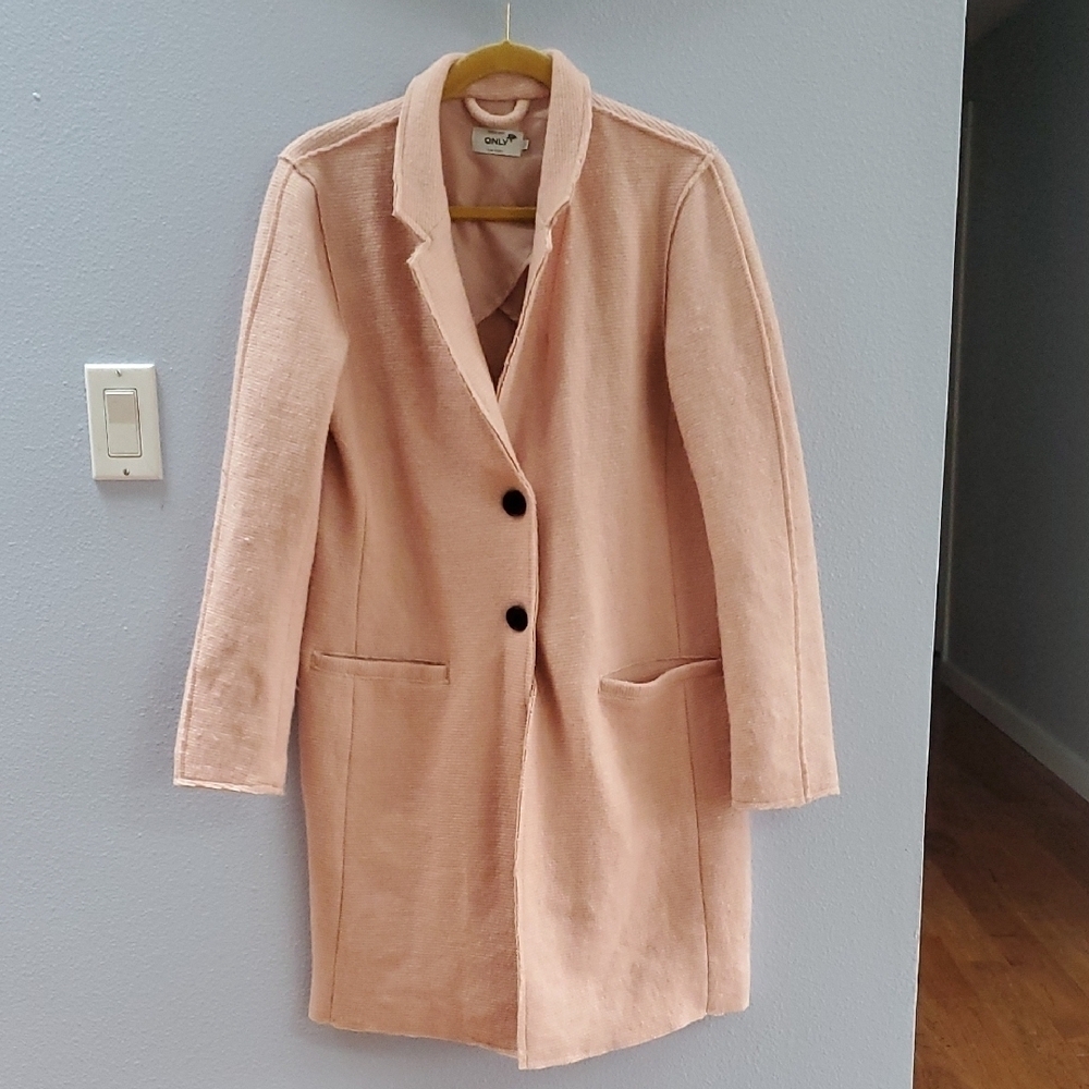 Only Ella pink Wool Coat
